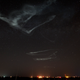 Illustration for article titled NASAs rocket-powered light show sets fire to the night!